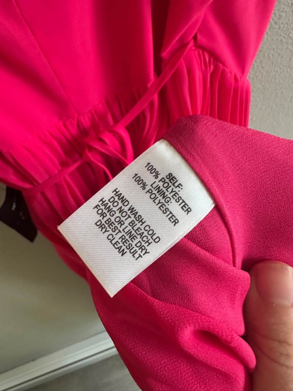 NWT Lulu's Pink Pleated Wrap Midi Dress Medium - Picture 11 of 14